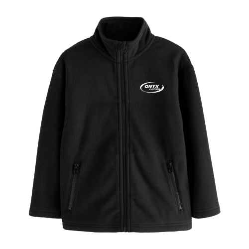 Onyx Unisex - Fleece Zip Up Μαύρο