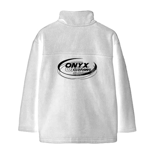 Onyx Unisex - Fleece Zip Up Άσπρο