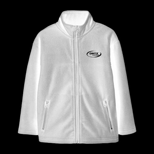 Onyx Unisex - Fleece Zip Up Άσπρο